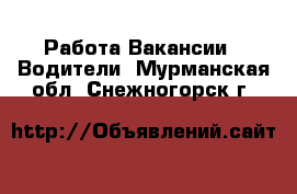 Работа Вакансии - Водители. Мурманская обл.,Снежногорск г.